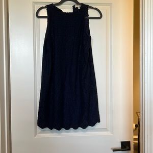 Navy blue mini dress